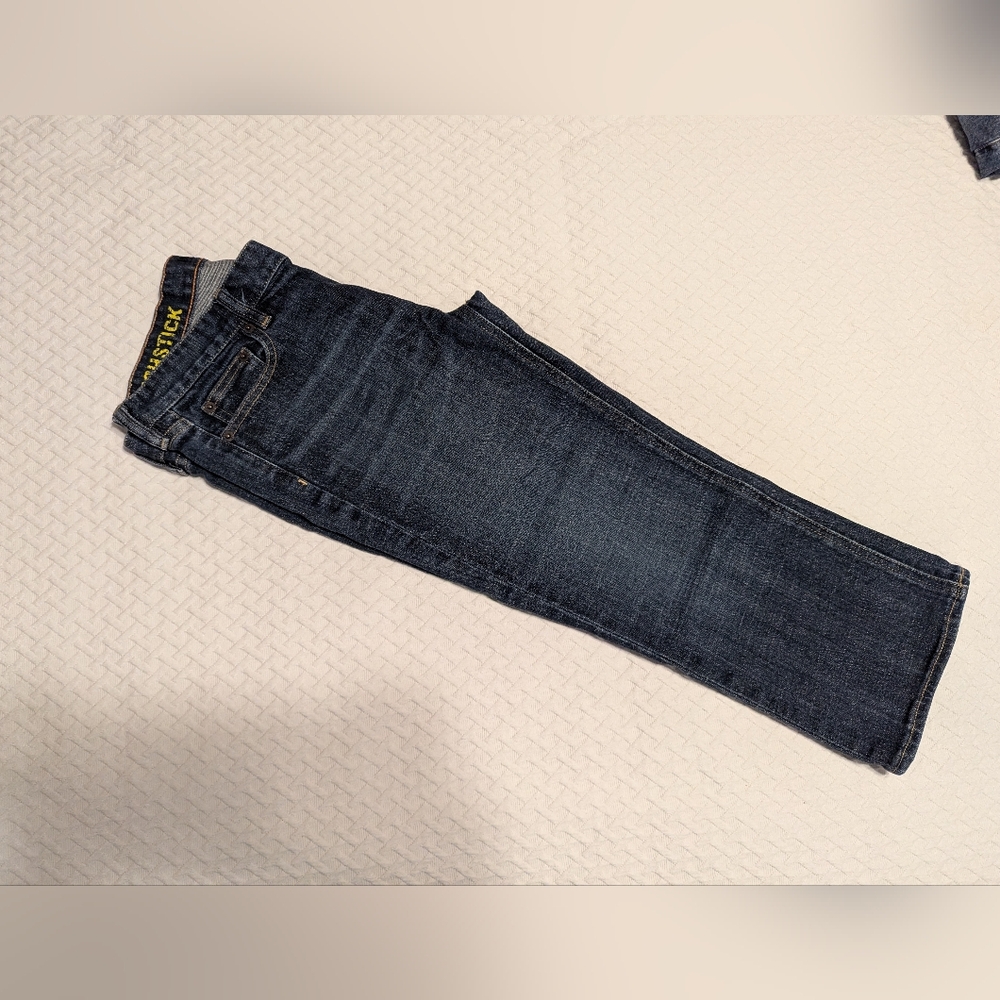 J.Crew Stretch Matchstick Blue Capri Jeans Low Rise Med Wash Denim Women's Sz 29